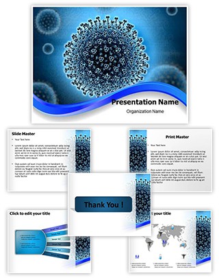 Swine Flu Virus Editable PowerPoint Template