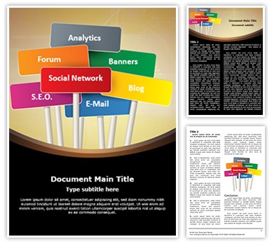 Internet Marketing Editable Word Template