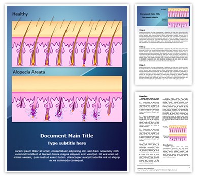 Baldness Alopecia Areata Editable Word Template