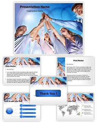 Team Spirit Editable PowerPoint Template