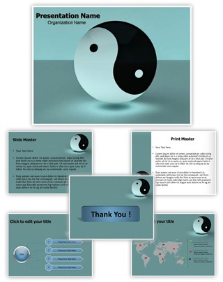 Yin Yang Editable PowerPoint Template