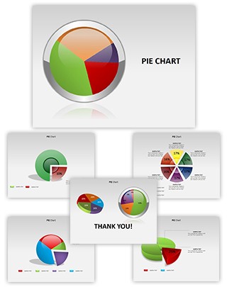 Pie Chart Editable PowerPoint Template