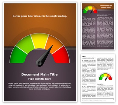 Rating Meter Editable Word Template