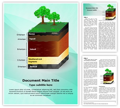 Soil Layers Editable Word Template
