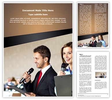 Event Editable Word Template