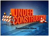 Under Construction Editable PowerPoint Template