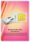 Sim Card Lock Editable Template