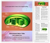 Photosynthesis Chloroplast Editable PowerPoint Template