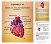 Cardiac Blood Vessels Editable PowerPoint Template