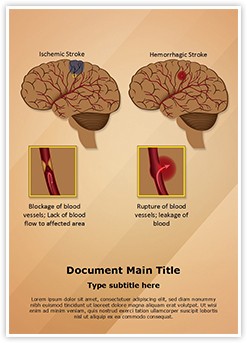 Ischemic Hemorrhagic Brain Stroke