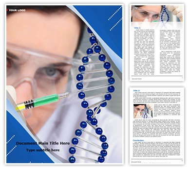 Genetic Engineering Editable Word Template