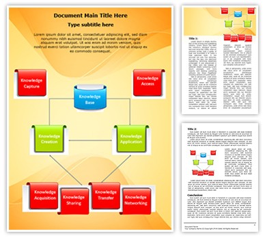 Knowledge Management Editable Word Template