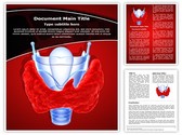 Thyroid Gland Goiter Editable PowerPoint Template