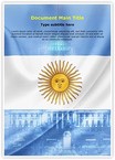 Argentina flag Editable Template