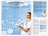 DNA Helix Editable PowerPoint Template