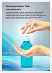 hand sanitizer Editable Template