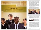 Mixed Race Team Editable PowerPoint Template