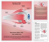 Ophthalmology Eye Muscles Editable PowerPoint Template