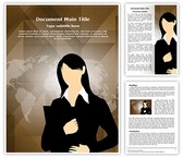 Business Female Entrepreneur Template