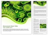 Bacteria cells Editable PowerPoint Template