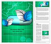 Medical Herbal Capsule Template