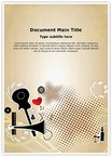 Music Abstract Background Editable Template