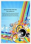 Music Party Background Editable Template