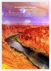 Desert River Editable PowerPoint Template