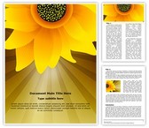 Sunflower Editable PowerPoint Template
