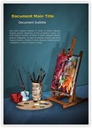 Canvas Painting Editable Template