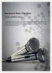 Microphones Editable Template