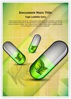 Herbal Capsules Editable Template
