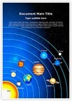 Astronomy Solar System Editable Template
