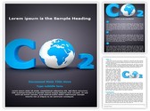 Carbon Dioxide Editable PowerPoint Template