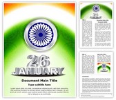 Indian Republic Day Template