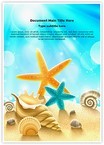 Beach Summer Holidays Editable Template