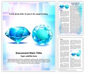 Blue Sapphire Diamond Template