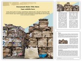 Paper Recycling Stock Editable PowerPoint Template
