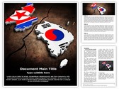 Korean Crisis Editable PowerPoint Template