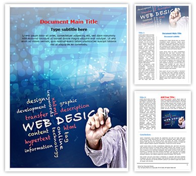Web Design Editable Word Template