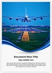 Plane Runway Editable Template