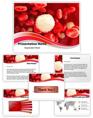 White Blood Cell Editable PowerPoint Template