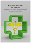 Healthcare Symbol Caduceus Editable Template