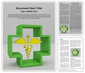 Healthcare Symbol Caduceus Template