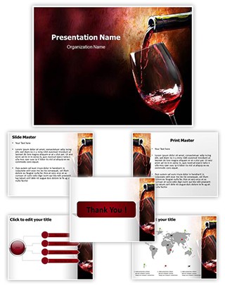Wine Editable PowerPoint Template