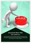 Quiz Editable Template