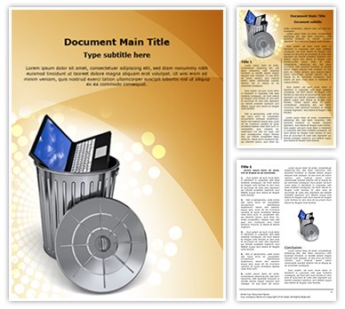 EWaste Editable Word Template