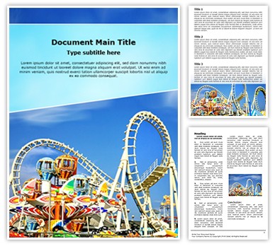 Amusement Park Editable Word Template
