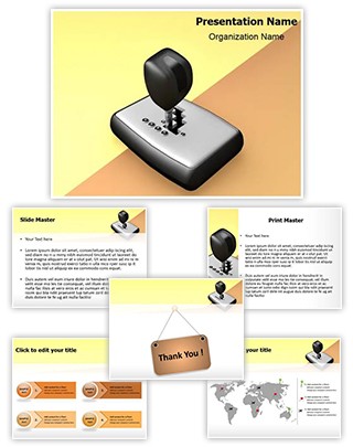 Automatic Car Shift Editable PowerPoint Template