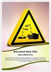 Corrosive Sign Editable Template